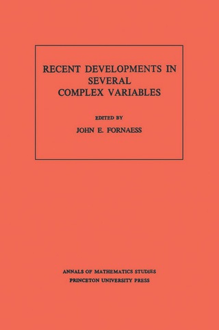 Cover image: Recent Developments in Several Complex Variables 9780691082851