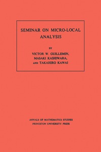 Imagen de portada: Seminar on Micro-Local Analysis. (AM-93), Volume 93 9780691082288