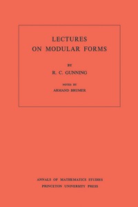 Cover image: Lectures on Modular Forms. (AM-48), Volume 48 9780691079950