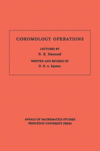 Omslagafbeelding: Cohomology Operations (AM-50), Volume 50 9780691079240
