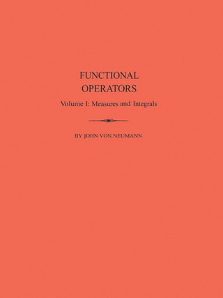 Titelbild: Functional Operators, Volume 1 9780691079660