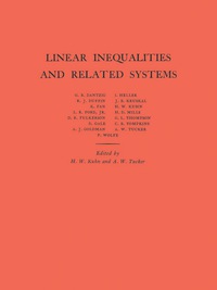 Titelbild: Linear Inequalities and Related Systems. (AM-38), Volume 38 9780691079998