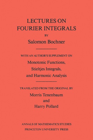 Cover image: Lectures on Fourier Integrals 9780691079943