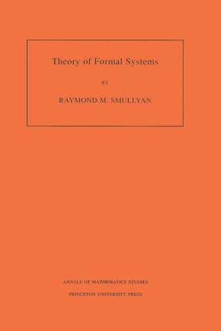 Cover image: Theory of Formal Systems 9780691080475