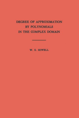 Cover image: Degree of Approximation by Polynomials in the Complex Domain 9780691095721