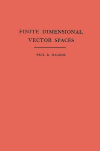 Cover image: Finite Dimensional Vector Spaces. (AM-7), Volume 7 9780691090955