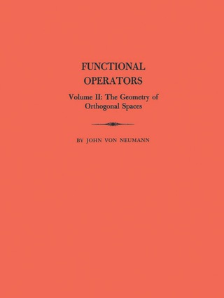 表紙画像: Functional Operators, Volume 2 9780691095790