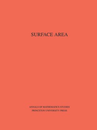 Titelbild: Surface Area. (AM-35), Volume 35 9780691095851