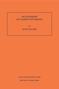 Cover image: An Extension of Casson's Invariant. (AM-126), Volume 126 9780691025322