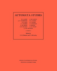 Immagine di copertina: Automata Studies. (AM-34), Volume 34 9780691079165