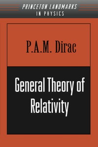 Cover image: General Theory of Relativity 9780691011462