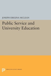 صورة الغلاف: Public Service and University Education 9780691086101