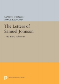 Imagen de portada: The Letters of Samuel Johnson, Volume IV 9780691069777