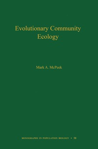 Imagen de portada: Evolutionary Community Ecology, Volume 58 9780691088778