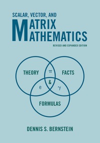 Imagen de portada: Scalar, Vector, and Matrix Mathematics 9780691151205