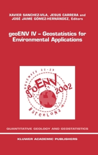 Imagen de portada: geoENV IV — Geostatistics for Environmental Applications 1st edition 9781402020070