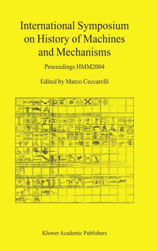 Cover image: International Symposium on History of Machines and Mechanisms 1st edition 9781402022036