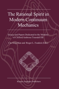 Cover image: The Rational Spirit in Modern Continuum Mechanics 1st edition 9781402018282
