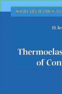 Cover image: Thermoelastic Models of Continua 9789048166343