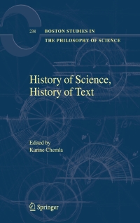 Imagen de portada: History of Science, History of Text 1st edition 9781402023200