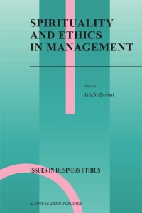 Cover image: Spirituality and Ethics in Management 1st edition 9781402023644