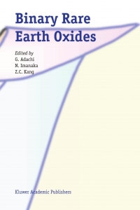 Cover image: Binary Rare Earth Oxides 9781402025686