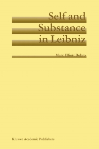 Imagen de portada: Self and Substance in Leibniz 9781402020247