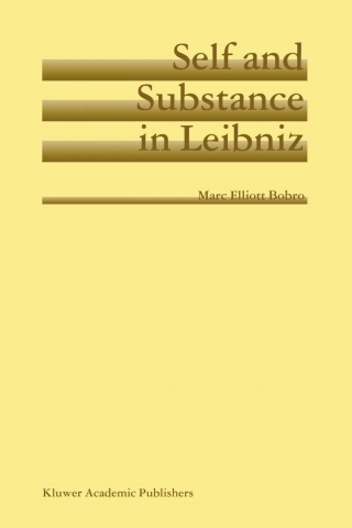 Cover image: Self and Substance in Leibniz 9781402020247