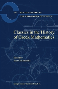 Titelbild: Classics in the History of Greek Mathematics 1st edition 9781402000812