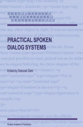 Immagine di copertina: Practical Spoken Dialog Systems 1st edition 9781402026744