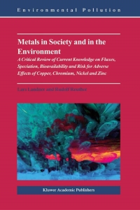 Cover image: Metals in Society and in the Environment 9781402027406