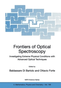 Cover image: Frontiers of Optical Spectroscopy 1st edition 9781402027505