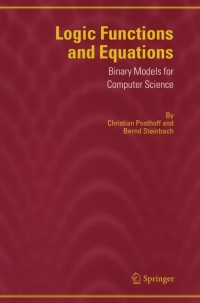 Imagen de portada: Logic Functions and Equations 9781402029370