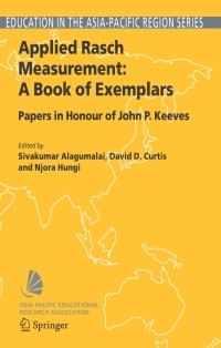 Cover image: Applied Rasch Measurement: A Book of Exemplars 1st edition 9781402030727