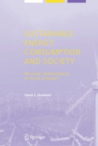 Imagen de portada: Sustainable Energy Consumption and Society 9789048167876