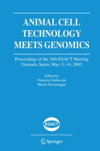 Titelbild: Animal Cell Technology Meets Genomics 1st edition 9781402027918