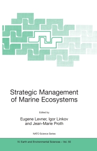 Cover image: Strategic Management of Marine Ecosystems 1st edition 9781402031571