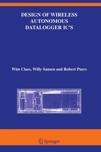 Immagine di copertina: Design of Wireless Autonomous Datalogger IC's 9781441952707