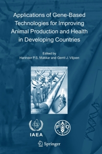 Omslagafbeelding: Applications of Gene-Based Technologies for Improving Animal Production and Health in Developing Countries 1st edition 9781402033117