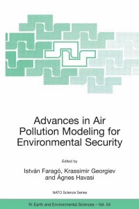 Omslagafbeelding: Advances in Air Pollution Modeling for Environmental Security 1st edition 9781402033506