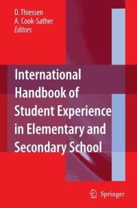 Imagen de portada: International Handbook of Student Experience in Elementary and Secondary School 1st edition 9781402033667