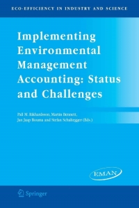 صورة الغلاف: Implementing Environmental Management Accounting: Status and Challenges 1st edition 9781402033711