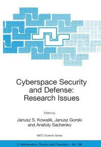 Cover image: Cyberspace Security and Defense: Research Issues 1st edition 9781402033803