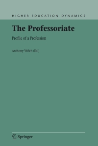 Cover image: The Professoriate 1st edition 9781402033827