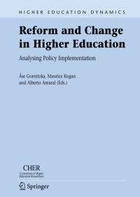 Cover image: Reform and Change in Higher Education 1st edition 9781402034022