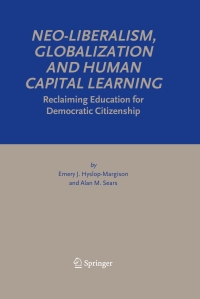 Titelbild: Neo-Liberalism, Globalization and Human Capital Learning 9781402034213