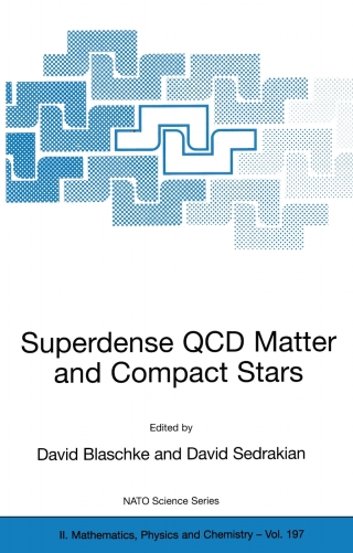 Cover image: Superdense QCD Matter and Compact Stars 1st edition 9781402034282