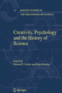 صورة الغلاف: Creativity, Psychology and the History of Science 1st edition 9781402034916