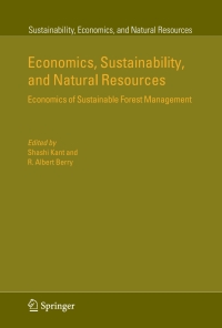 Cover image: Economics, Sustainability, and Natural Resources 1st edition 9781402034657