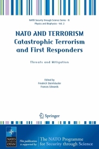 Cover image: NATO AND TERRORISM Catastrophic Terrorism and First Responders: Threats and Mitigation 1st edition 9781402035838